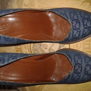 Gucci Denim Heels